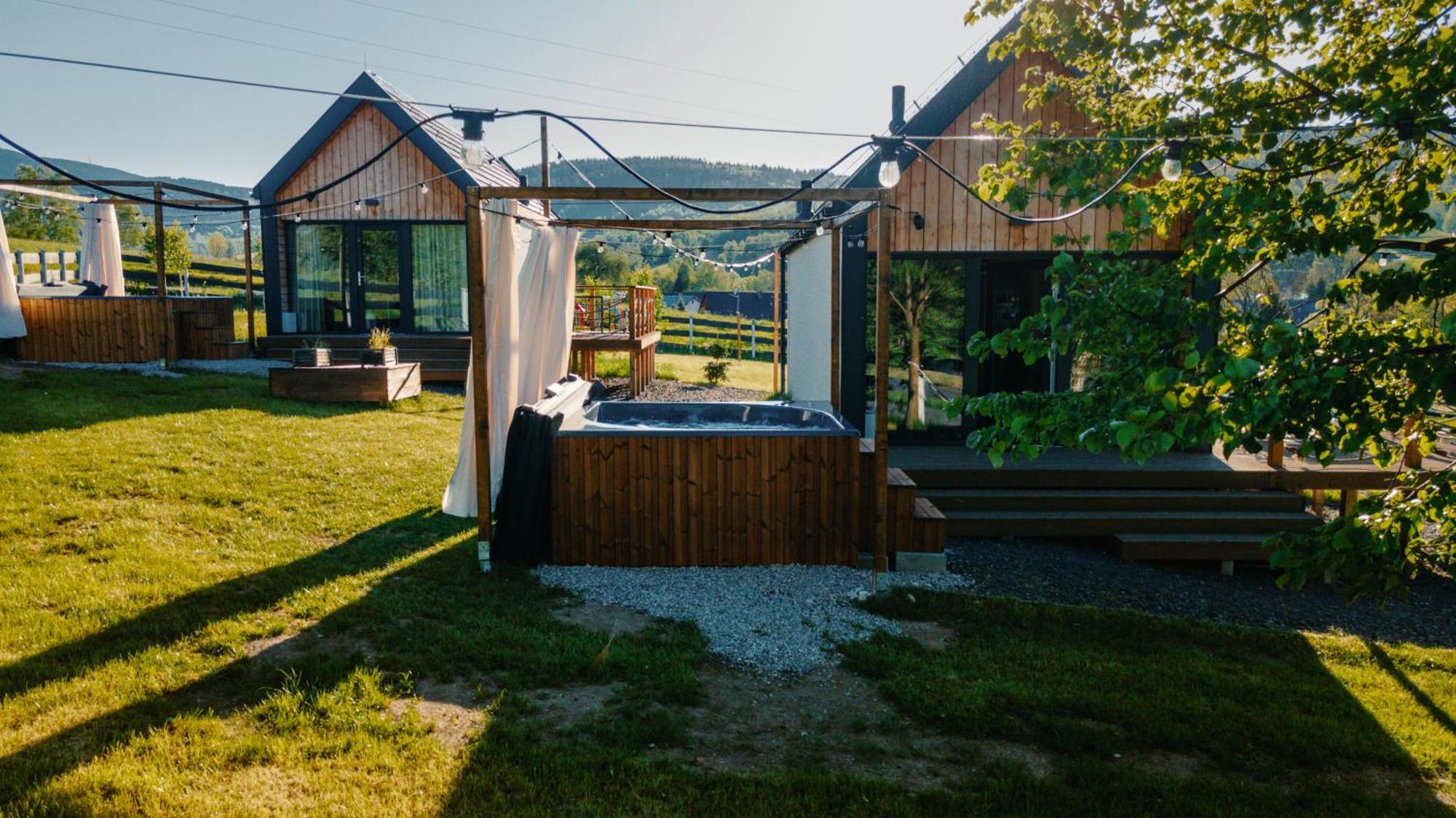 Sarnia Laka Domek 1 Z Prywatnym Jacuzzi Stronie Śląskie 외부 사진